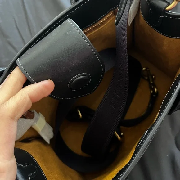 Coach Black Leather Handbag - Picture 4 of 4